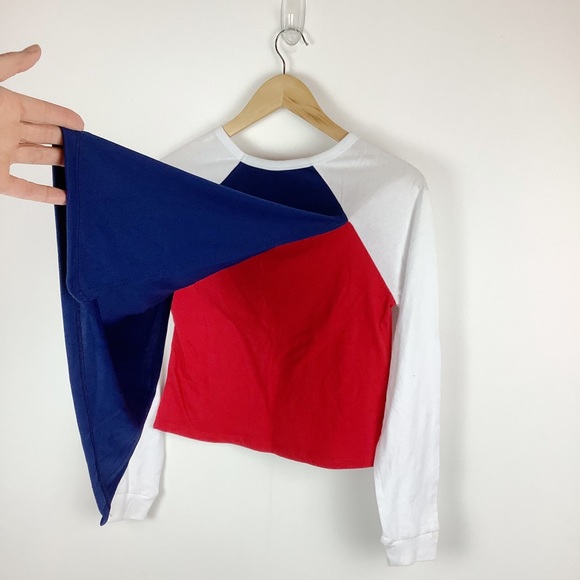 Wonder Woman Sporty Long Sleeve Tee With Blue Cape Costume New - Picture 2 of 8